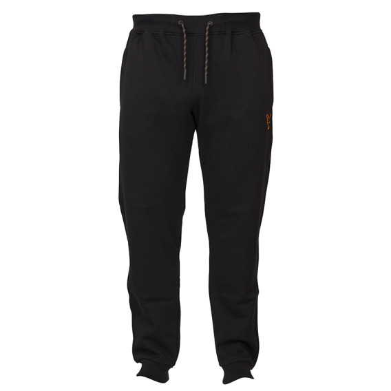 FOX Collection Black/Orange Joggers - tepláky