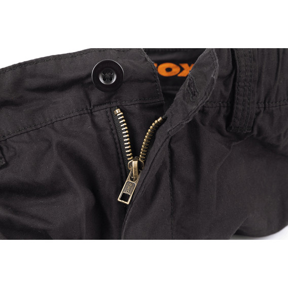 FOX Collection Black/Orange Combat Shorts - kraťasy