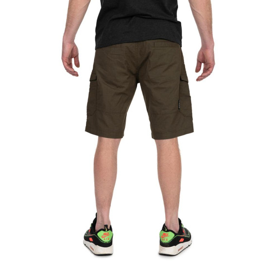 FOX Green/Black Lightweight Cargo Shorts - krátke nohavice