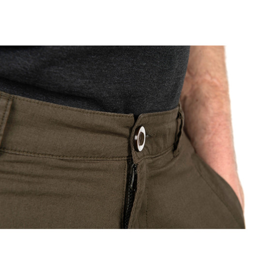 FOX Green/Black Lightweight Cargo Shorts - krátke nohavice