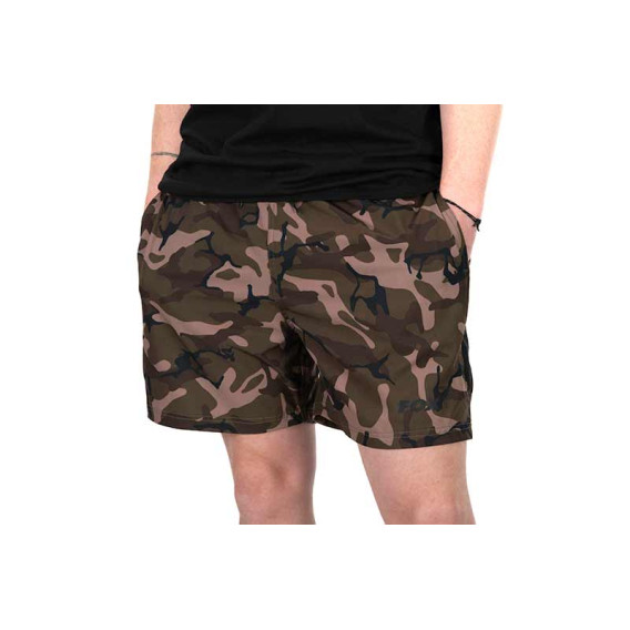 FOX Black/Camo Swim Shorts - plavky