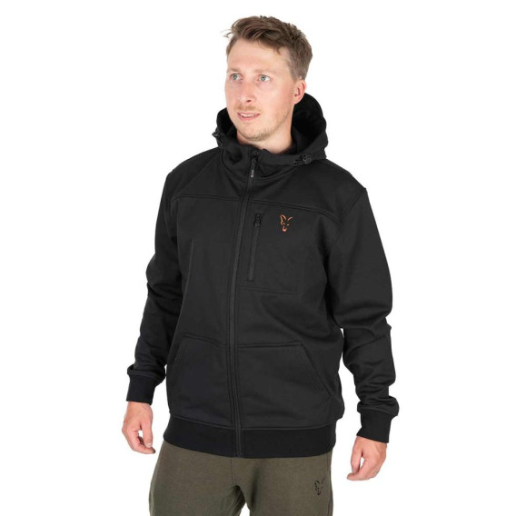 FOX Collection Soft Shell Jacket Black/Orange - softšelová bunda