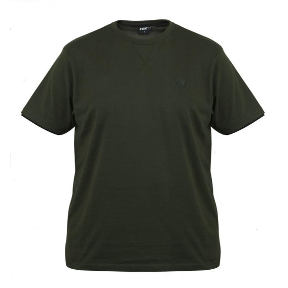 FOX Green/Black Brushed Cotton T-Shirt - bavlnené tričko