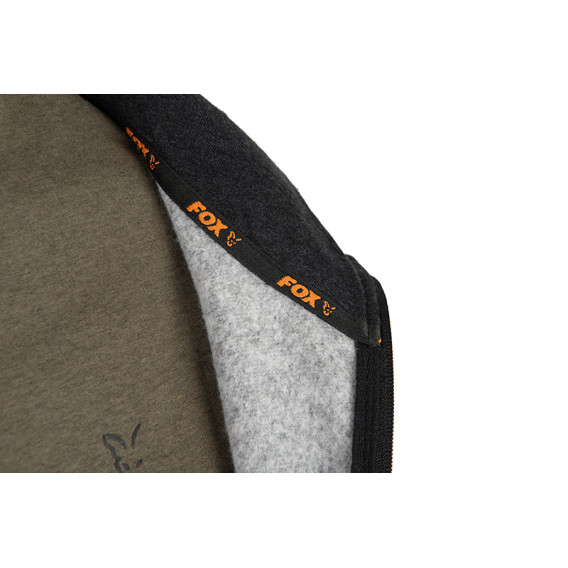 FOX Collection Black/Orange Lightweight Hoodie - mikina