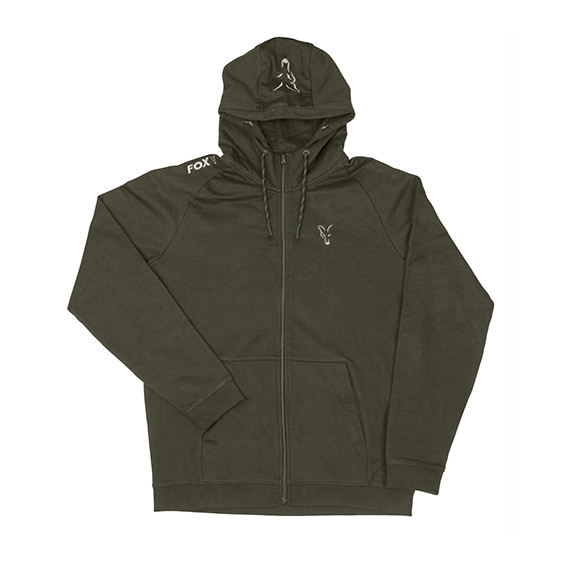 FOX Collection Green/Silver Lightweight Hoodie - mikina