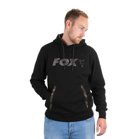 FOX Black/Camo Print Hoody - mikina