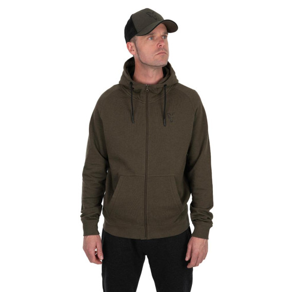 FOX Collection Green/Black Lightweight Hoodie - mikina