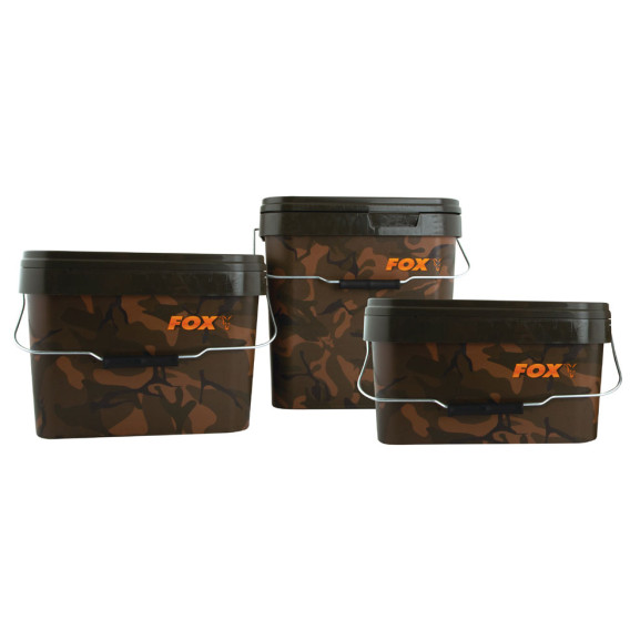 FOX Camo Square Bucket 17l - vedierko na krmivo