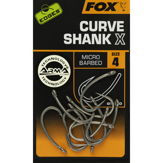 FOX EDGES Curve Shank X - kaprárske háčiky