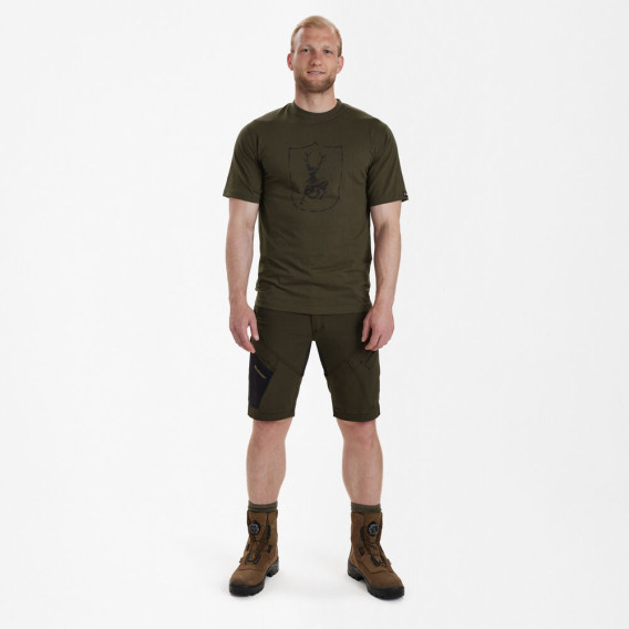 DEERHUNTER Logo T Shirt Shield S/S - tričko s logom