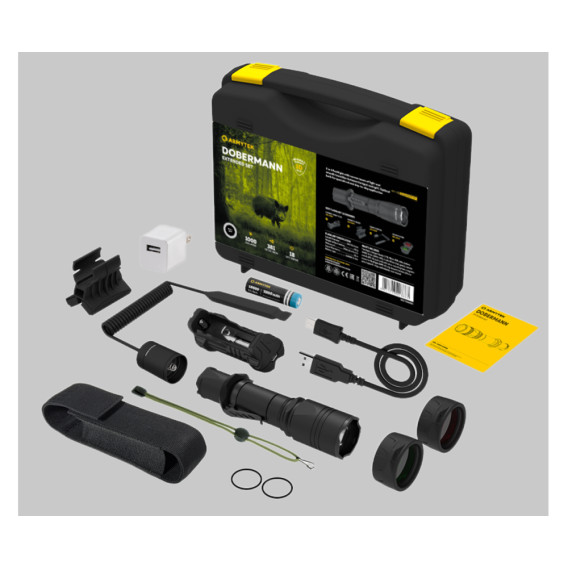 ARMYTEK Dobermann Extended Set - komplet so svetlom na zbraň