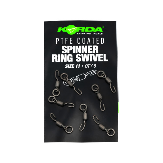 KORDA PTFE Spinner Ring Swivels veľ.11 - obratlíky