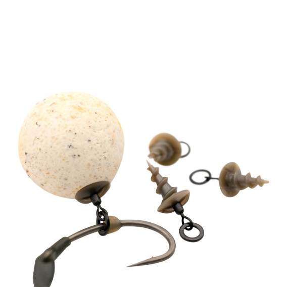 KORDA Micro Ring Swivel Bait Screw Medium - zavrtávacie zarážky