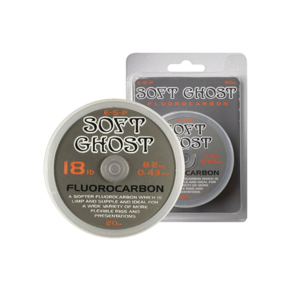 ESP Soft Ghost Fluorocarbon 15lb - jemný fluorokarbón