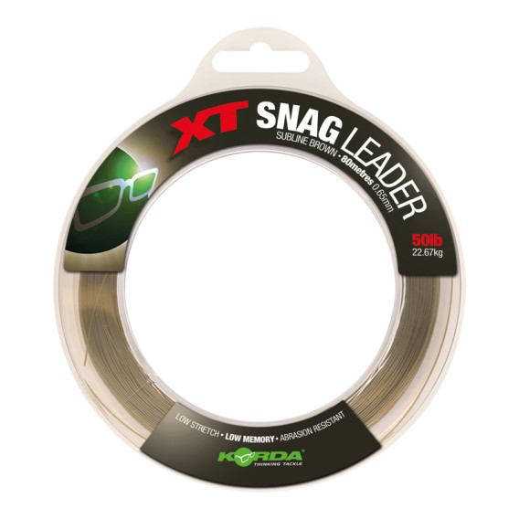 KORDA XT Snag Leader 0,55mm 50lb Nylon 100m - šokový vlasec