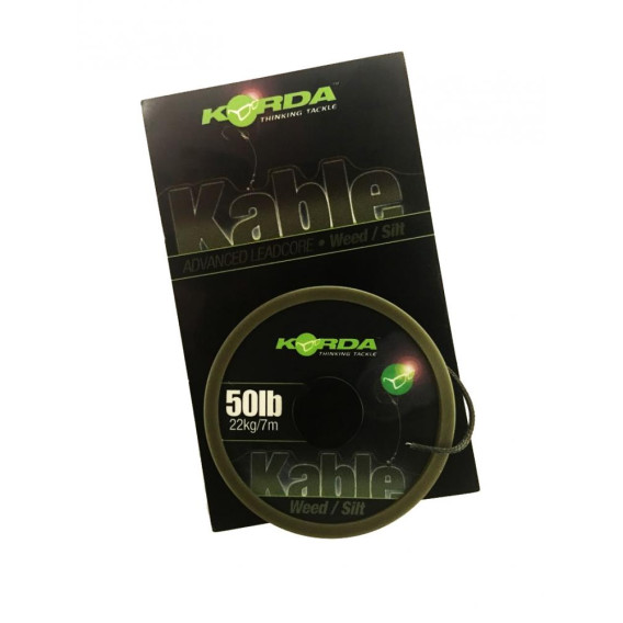 KORDA Kable Leadcore Weed/Silt 50lb - olovená šnúra