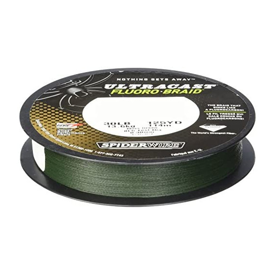 SPIDERWIRE Ultracast Fluorobraid Green 0,15mm 270m - šnúra