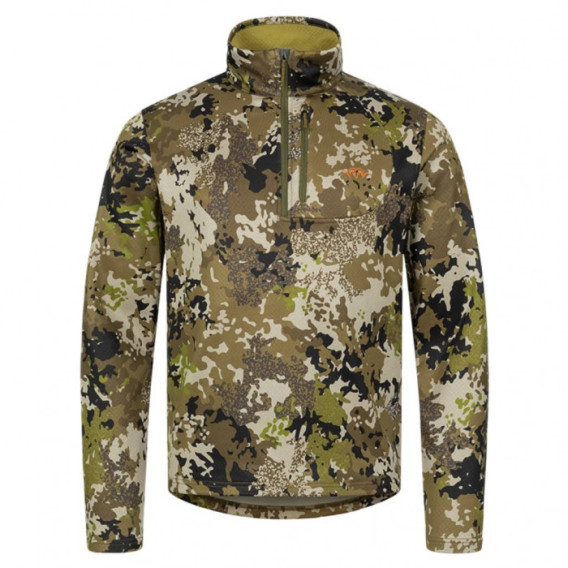 BLASER HunTec Drain Camo Midlayer Halfzip - mikina