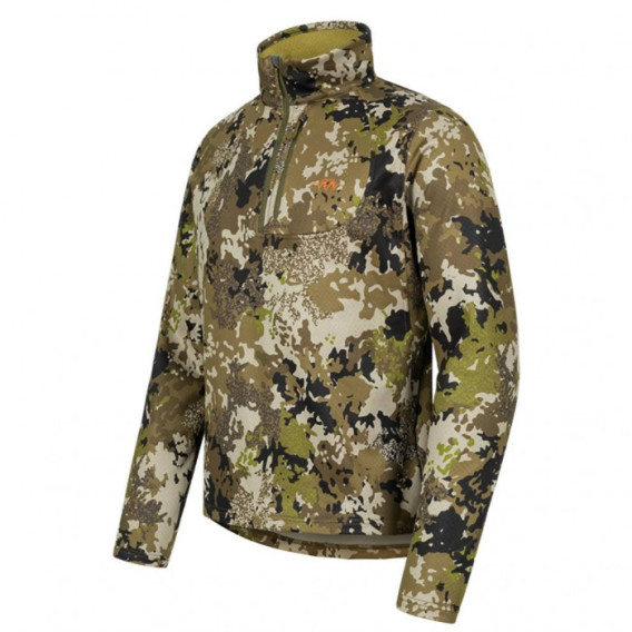 BLASER HunTec Drain Camo Midlayer Halfzip - mikina