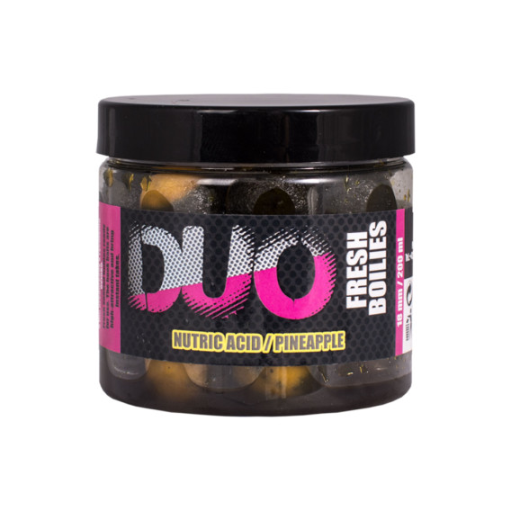 LK BAITS DUO X-Tra Fresh Boilies Nutric Acid/Pineapple 18mm 250ml