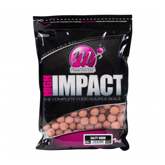 MAINLINE High Impact Boilies Salty Squid 20mm 3kg