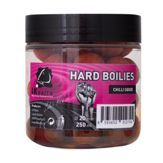 LK BAITS Hard Boilies Chilli Squid 24mm 250ml