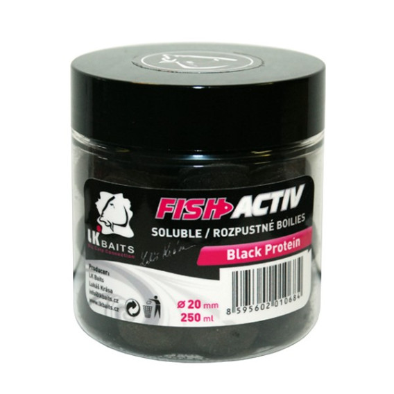 LK BAITS Fish Activ Black Protein 250ml 20mm