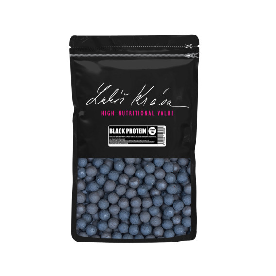 LK BAITS Lukas Krasa Black Protein Boilies 250g 18mm