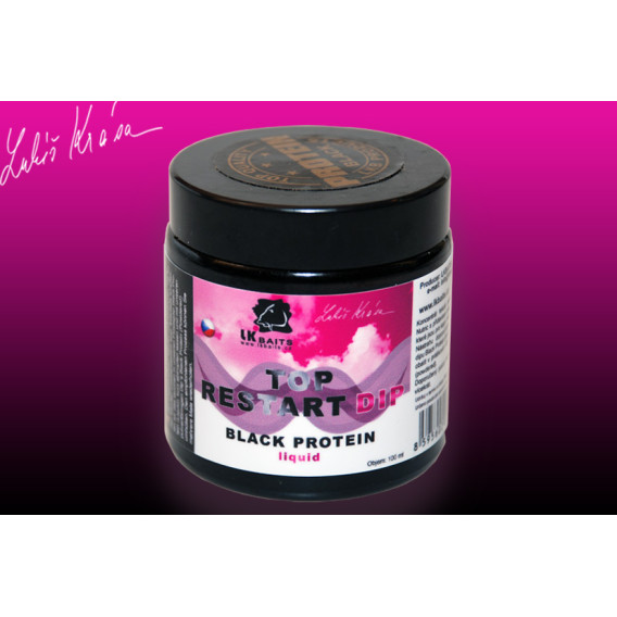 LK BAITS Dip Top ReStart Black Protein Liquid 100ml