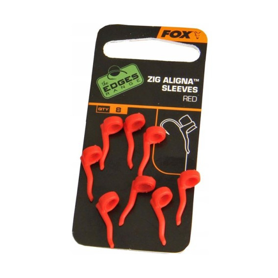 FOX Zig Aligna Sleeves Red - gumičky na Zig Rig