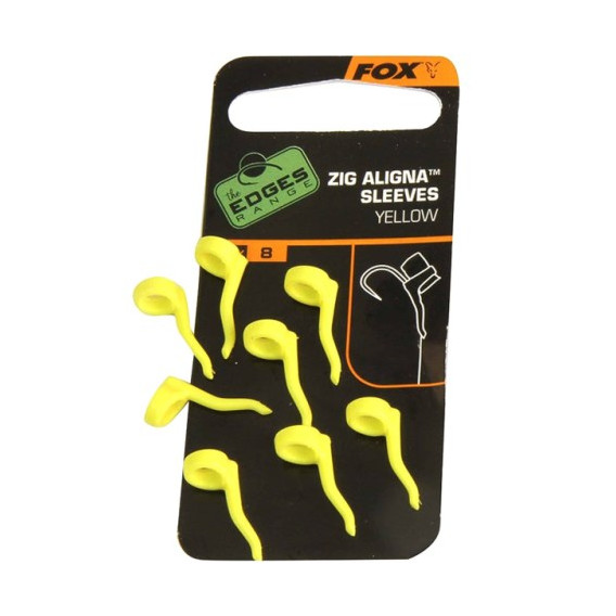 FOX Zig Aligna Sleeves Yellow - gumičky na Zig Rig