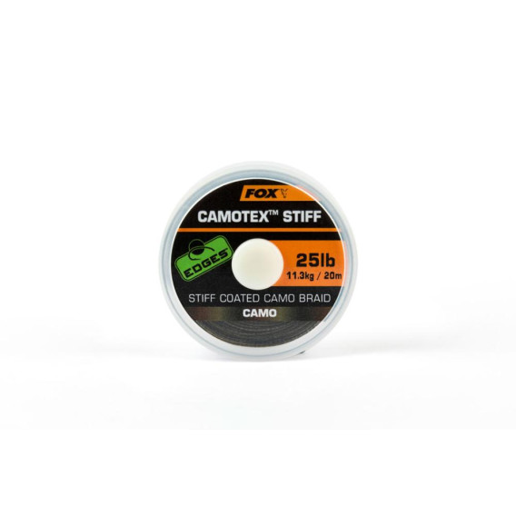 FOX Camotex Stiff 20lb - náväzcová šnúrka