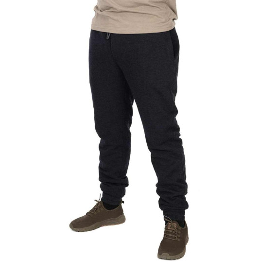 FOX Collection Sherpa Joggers Black/Orange - zateplené tepláky