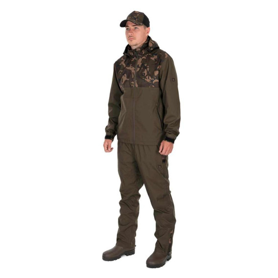 FOX Camo/Khaki RS 10K Trousers - nepremokavé nohavice