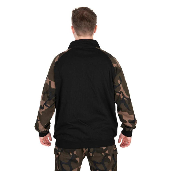 FOX LW Black/Camo Qtr Zip - pulóver