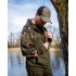 FOX LW Khaki/Camo Split Zip Hoody - mikina