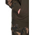 FOX LW Khaki/Camo Split Zip Hoody - mikina