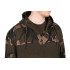 FOX LW Khaki/Camo Split Zip Hoody - mikina