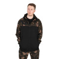 FOX LW BLack/Camo Split Zip Hoody - mikina