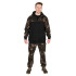 FOX LW BLack/Camo Split Zip Hoody - mikina