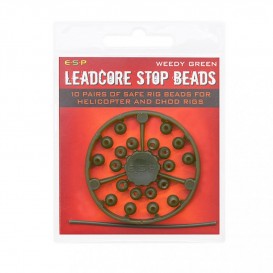 ESP Leadcore Stop Bead Weedy Green - stopery