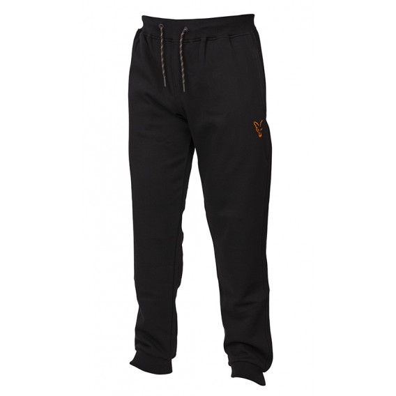 FOX Collection Black/Orange Joggers - tepláky