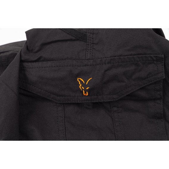 FOX Collection Black/Orange Combat Trousers - nohavice