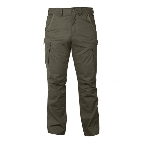 FOX Collection Green/Silver Combat Trousers - nohavice