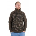 FOX Khaki/Camo High Neck Hoody - mikina