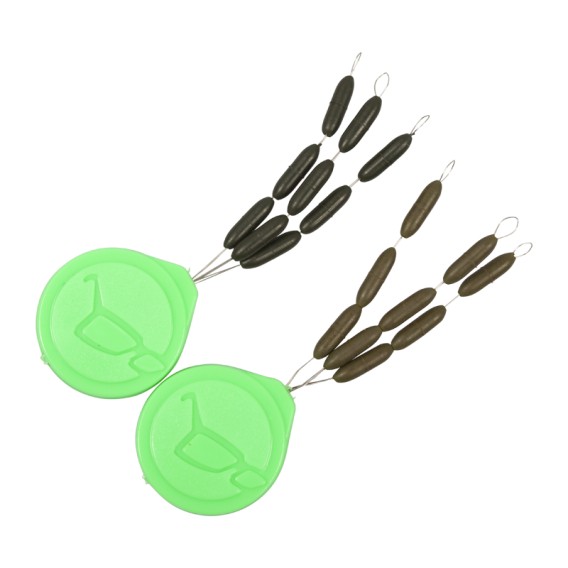 KORDA Sinkers Small Weedy Green - tungstenové gumičky