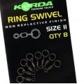 KORDA Ring Swivels Size11- obratlíky s krúžkom