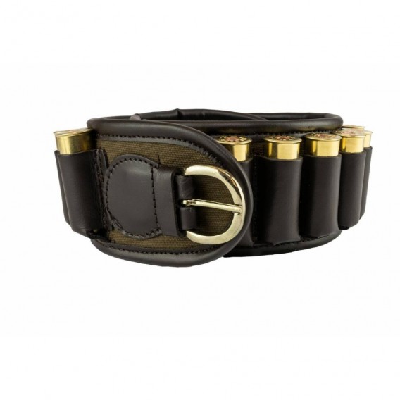 JACK PYKE Canvas Cartridge Belt Green - opasok na náboje