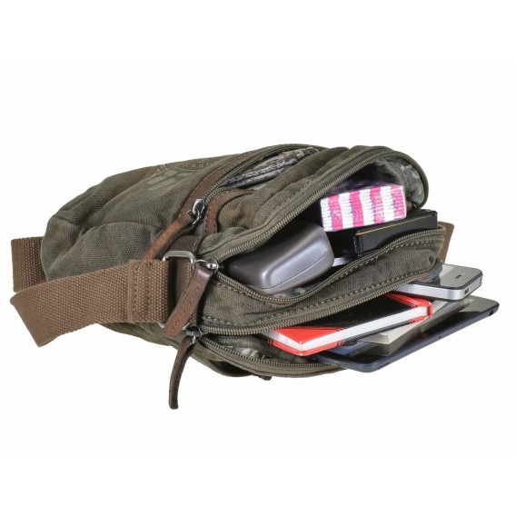 GREENBURRY Aviator Canvas Shoulderbag - taška na rameno