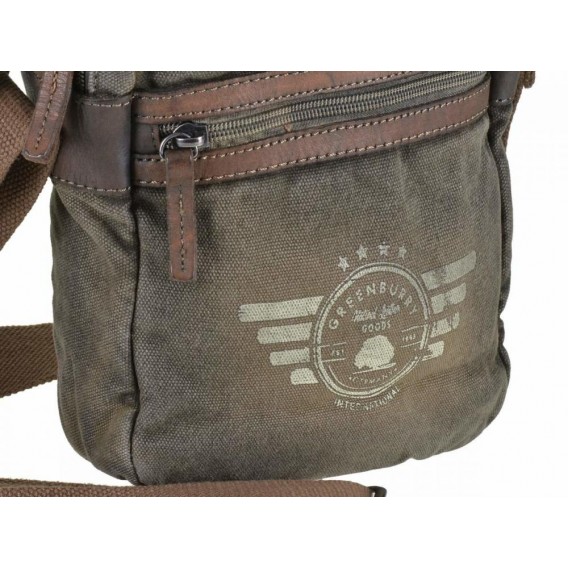 GREENBURRY Aviator Canvas Shoulderbag - taška na rameno